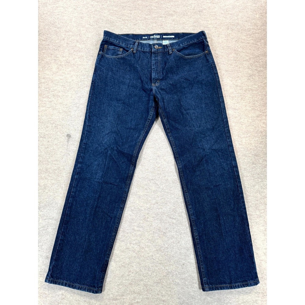 Urban Pipeline Jeans Men 38x32 Blue Denim Medium Wash Regular Fit Cotton Outdoor
